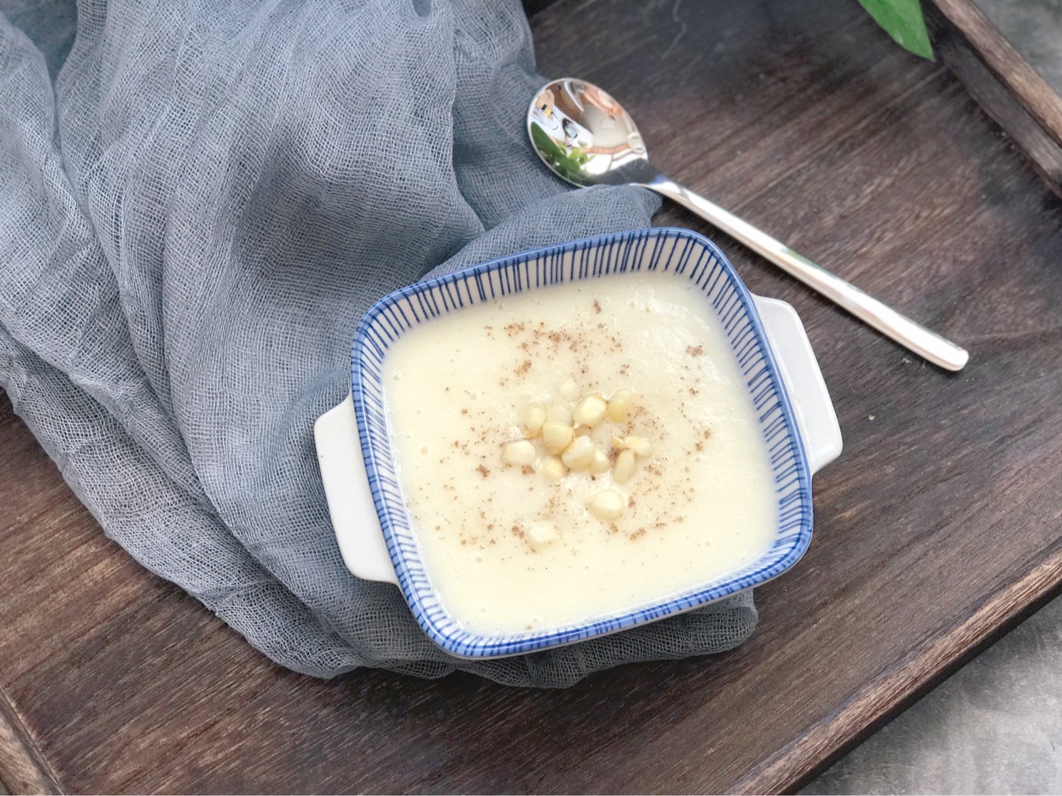 土豆玉米浓汤，好喝的做法在这里，温润香滑，口感细腻，超简单