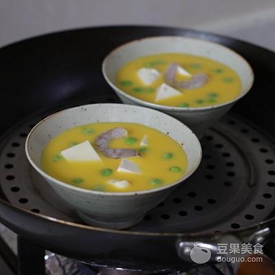 日本豆腐蒸鸡蛋的做法步骤，简单又美味