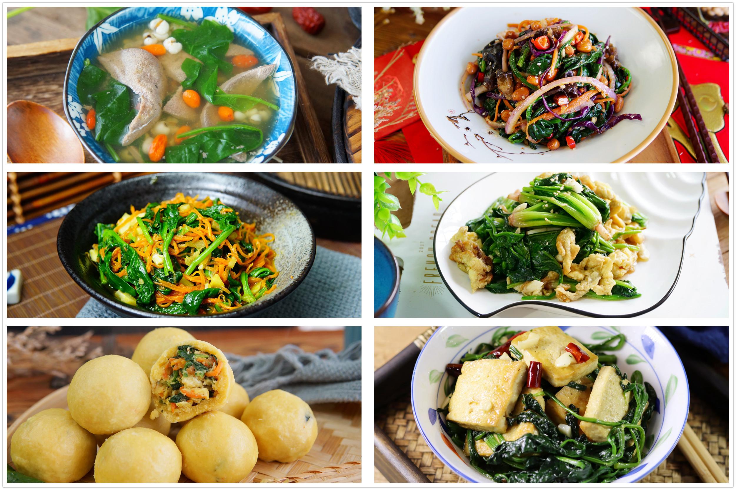 菠菜的做法大全 6种菠菜“鲜到家”做法，照着做有口福了