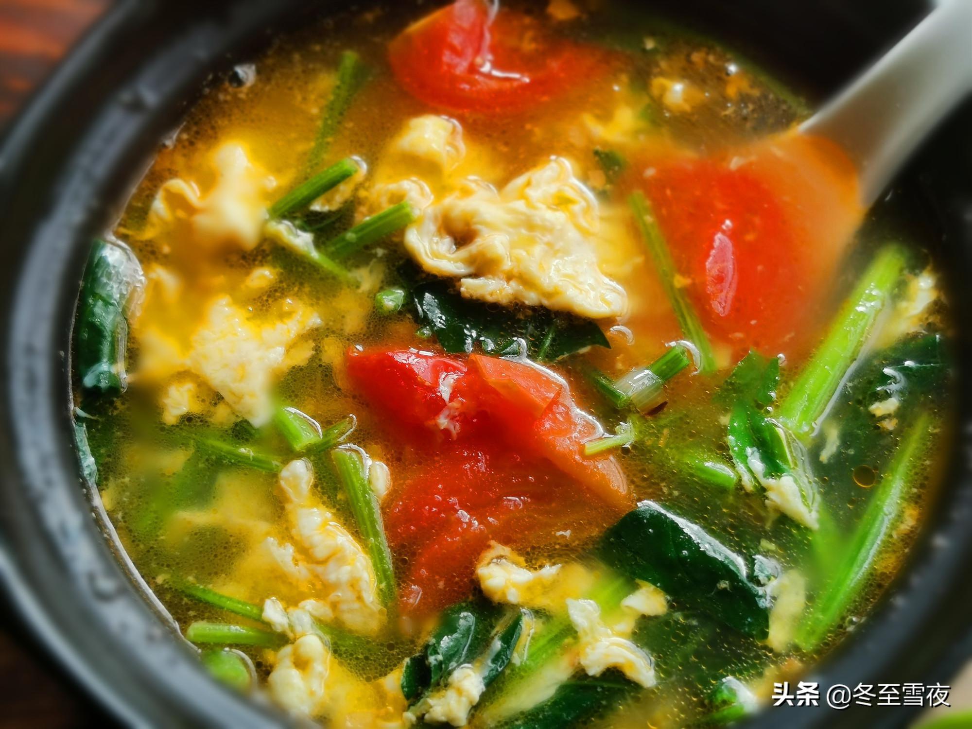 最简单的菠菜汤 ，加上这个食材一起，开胃又好喝，做法简单易学