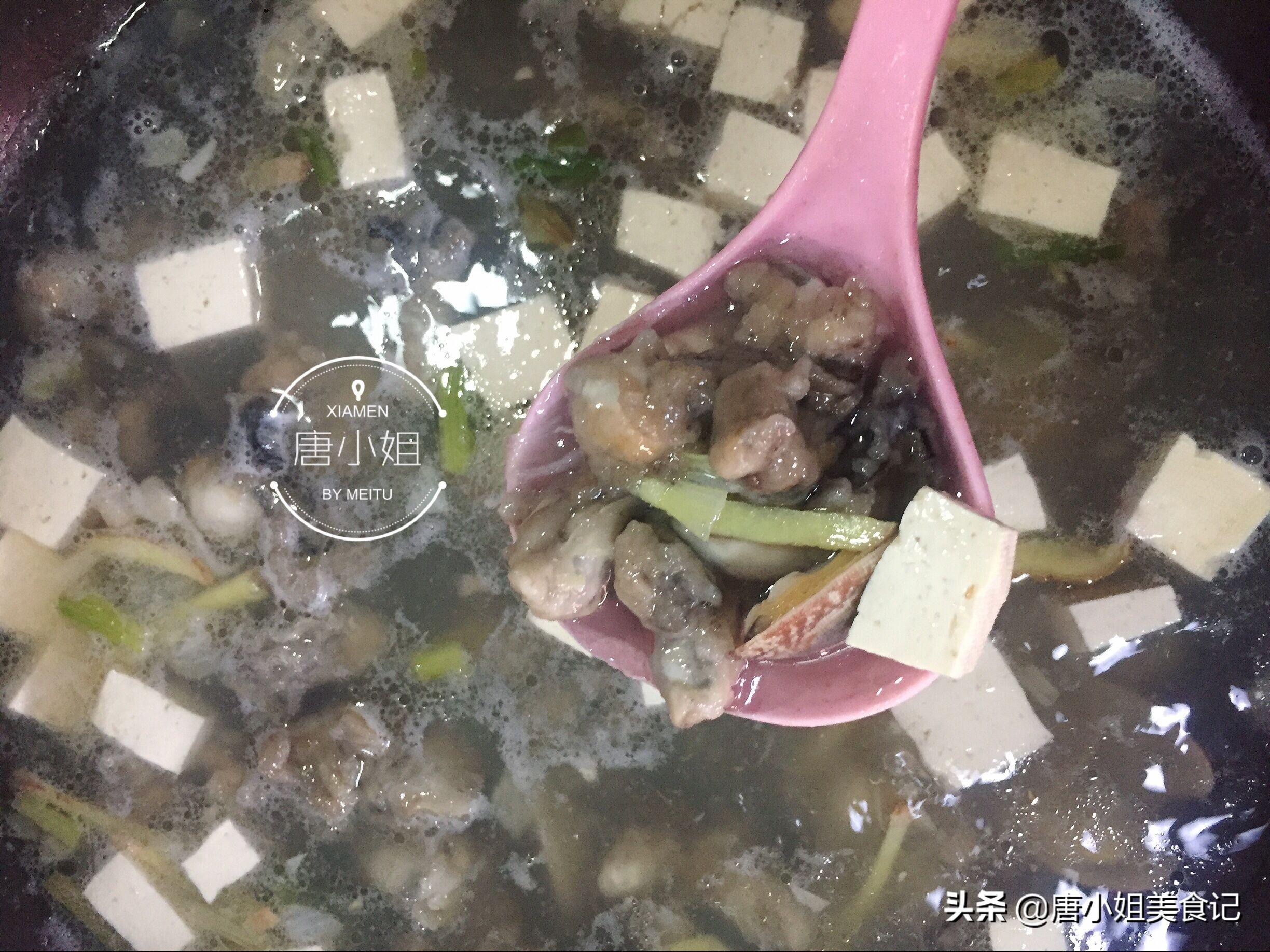 海蛎豆腐汤的正宗做法，鲜香滑嫩又爽口