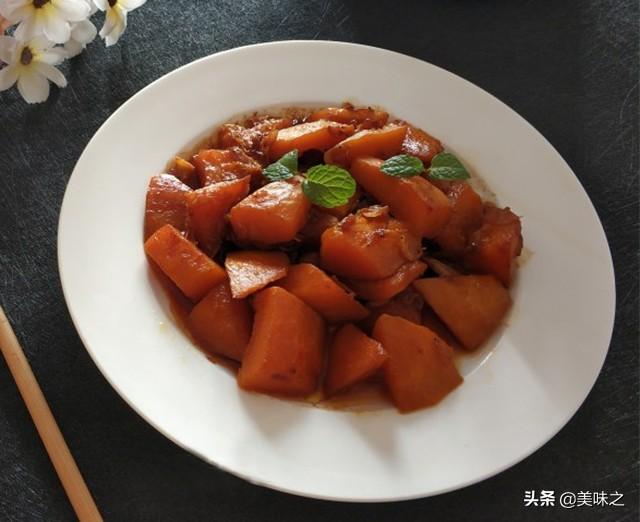 南瓜烧菜的几种做法 ，南瓜入口软糯，做法简单美味又下饭