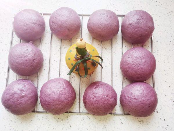 紫薯馒头最简单做法