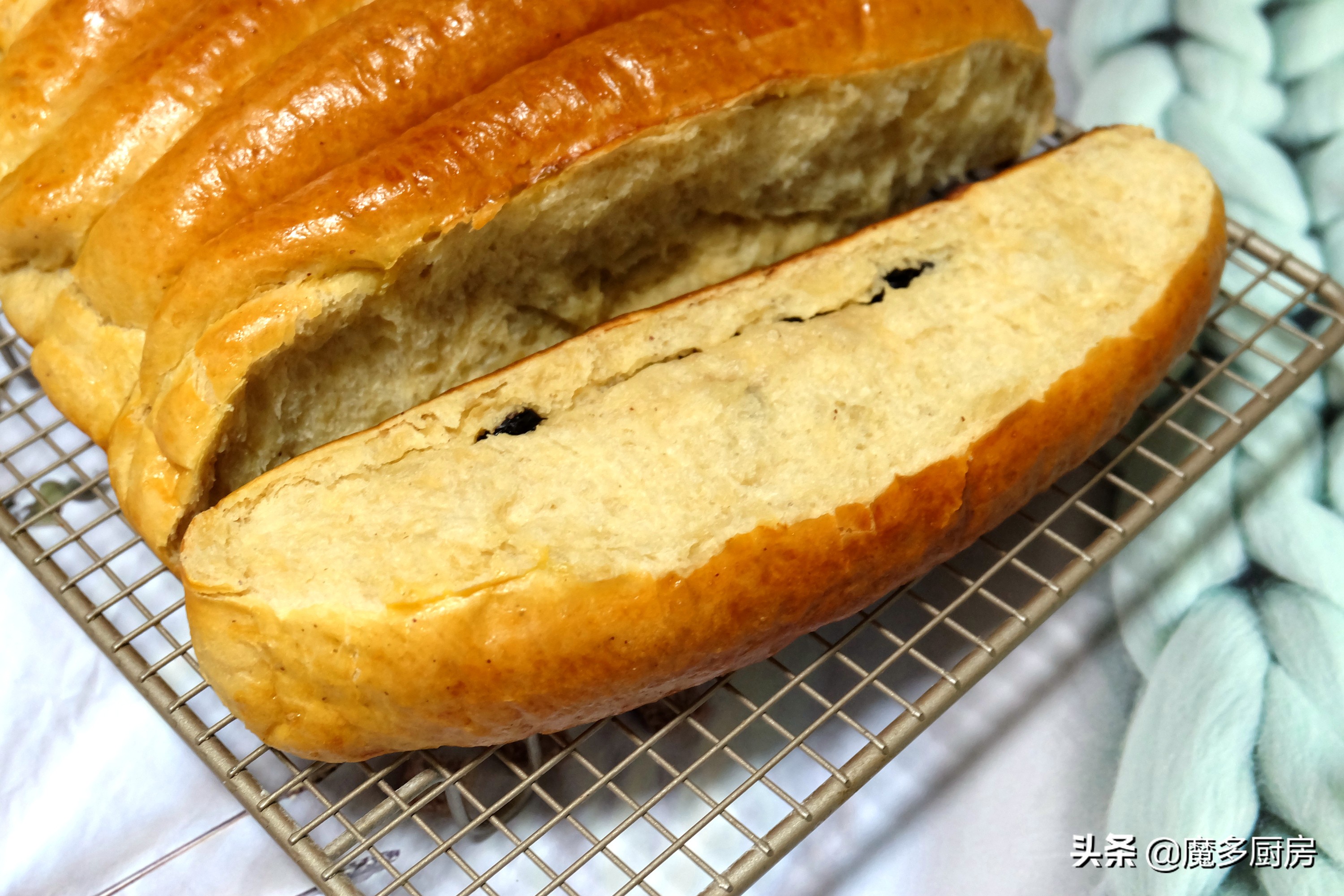 分享一个全家都爱吃的烤面包的做法