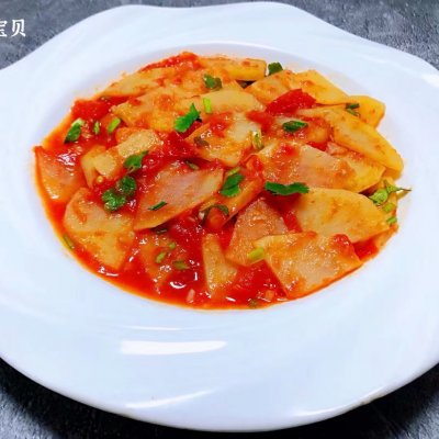 #元宵节美食大赏#西红柿炒土豆片