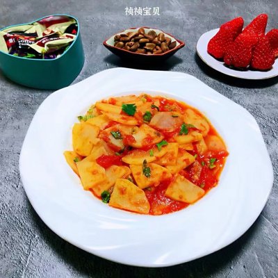 #元宵节美食大赏#西红柿炒土豆片