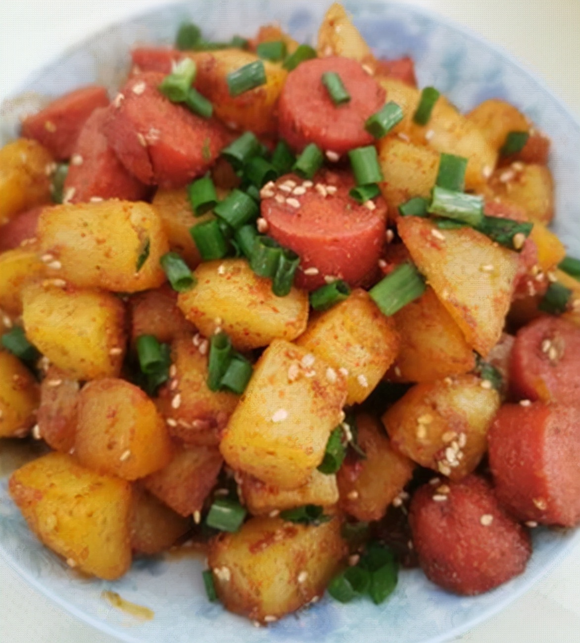 简单美味，营养丰富，简单易做的椒盐土豆