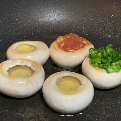 清鲜爽口、简单易做、容易上手的“香煎口蘑”（香煎白蘑菇）