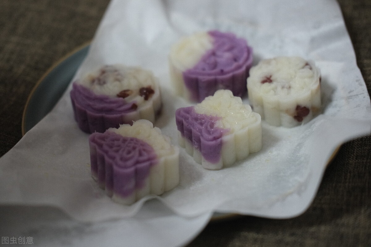 紫薯山药糕，香甜软嫩，健脾补气超健康，做法简单的家常小甜点