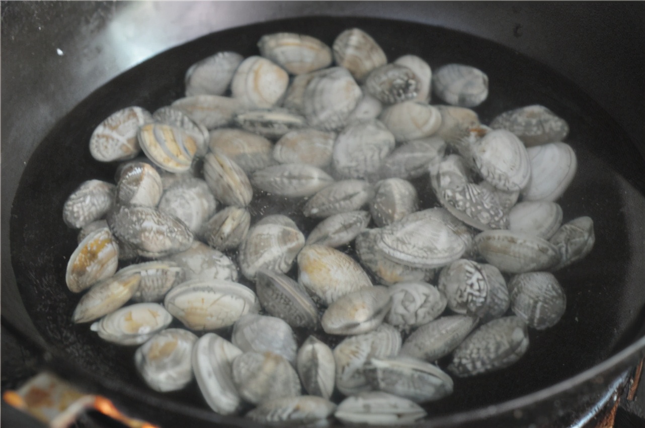炒蛤蜊时，最忌直接加油炒，教你正确方法，蛤蜊鲜嫩入味不空壳