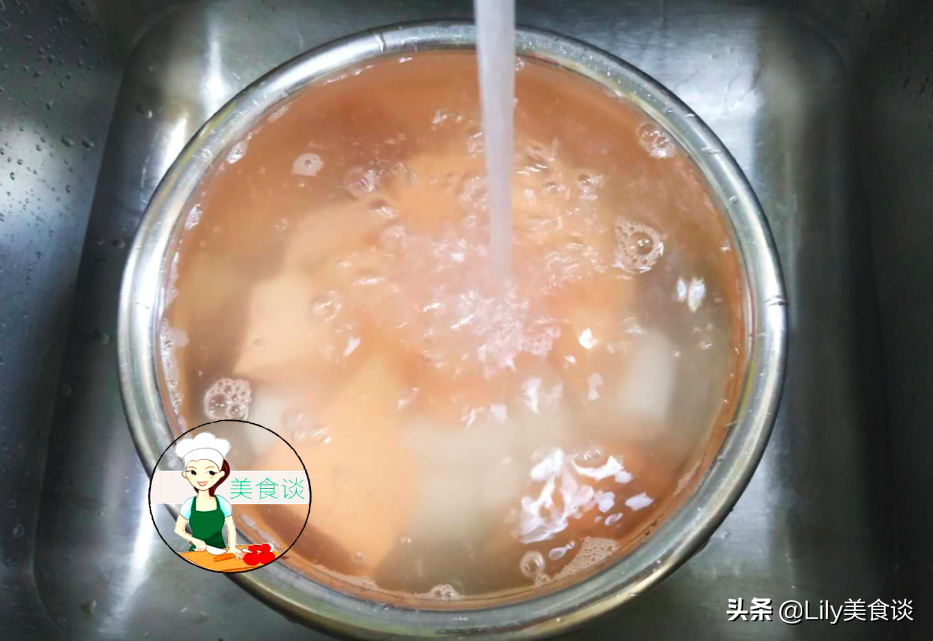 地瓜糖水的做法，掌握好一个技巧，汤色清亮不浑浊，比买的还好喝