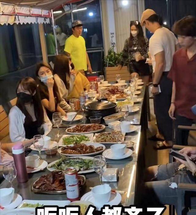 TVB派数十人到内地拍戏，吃的太丰盛，大鱼大肉的高配版
